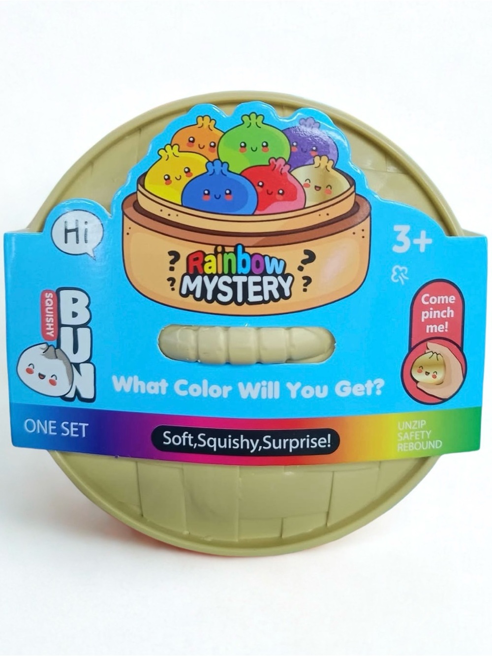 🥟Mystery Squishy Dumpling VIRAL! Sealed - Rainbow Mystery 🌈